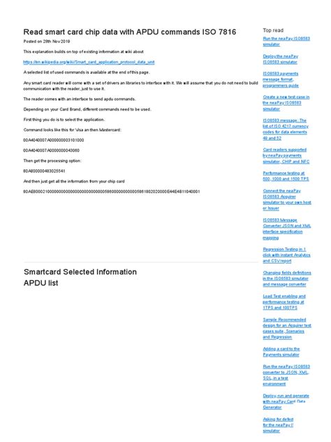 iso 7816 smart card programmer|iso 7816 apdu commands pdf.